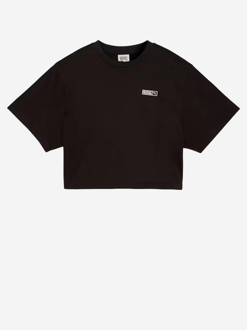 PUMA_T-shirt cropped noir x Rosé_Noir_S_Femme
