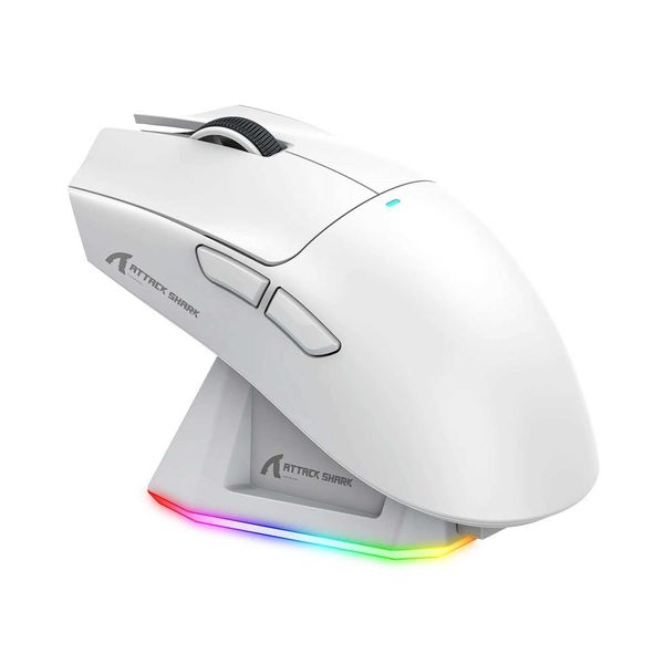 Attack Shark X11 Wireless MouseTri-Mode Connection 2.4GHz-Wired-Bluetooth PAW3311 22000DPI 400IPS RGB PC Gaming Mouse Y240820