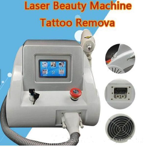 Powerful Q switched nd yag laser for tattoo removal acne scar spider vein removal carbon peeling 532nm 1064nm 1320nm beauty machine