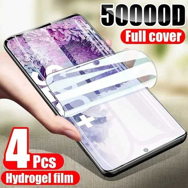 4Pcs Hydrogel Film SCREEn Protector For Galaxy S10 S20 S21 S22 Plus S23 Ultra FE SCREEn Protector For Note 20 8 9 10 O250116