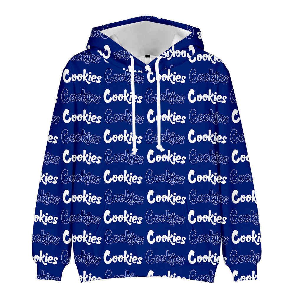 hoodie Cookies Men Women 3D Print Hoodies Sweatshirt Harajuku Loose Letter Pattern Fashion Autumn Winter Pullovers Tops