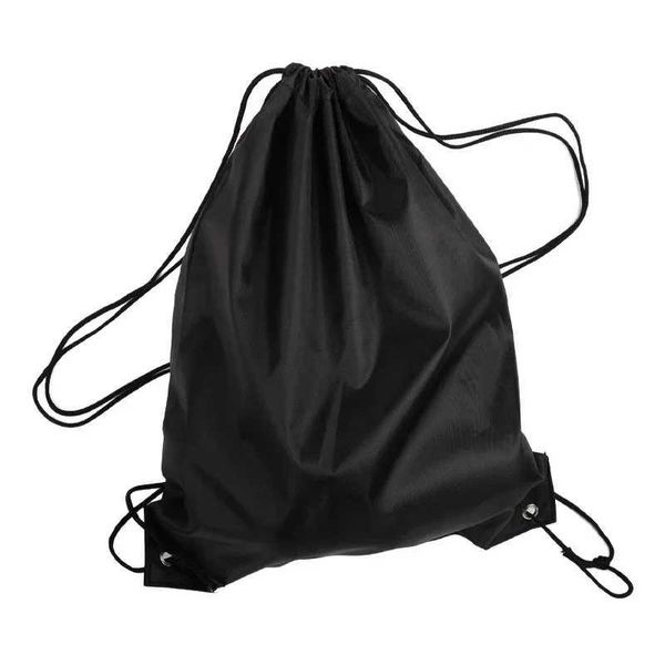2024 Waterproof Sports Fitness Bag Drawstring Bag Sports Fitness Travel Outdoor Backpack Shopping Bag Swimming Basketball Yoga Bag W240906