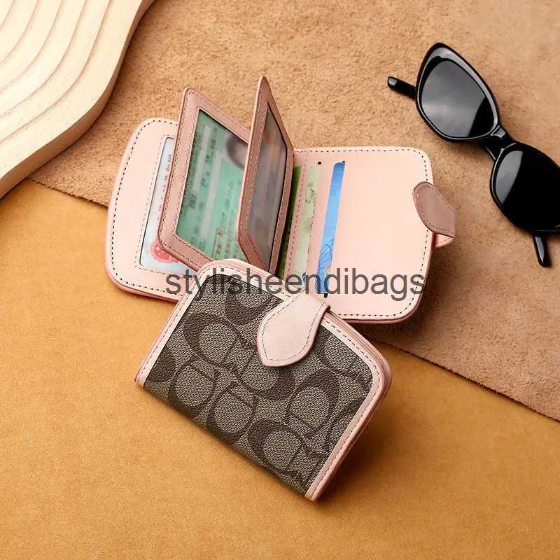 cherry bag Card Holders NEW Womens Wallet Bag Short Driving License Coin Purse Multi Large Capacity Women Purses Holder Foldable stylisheendibags H2