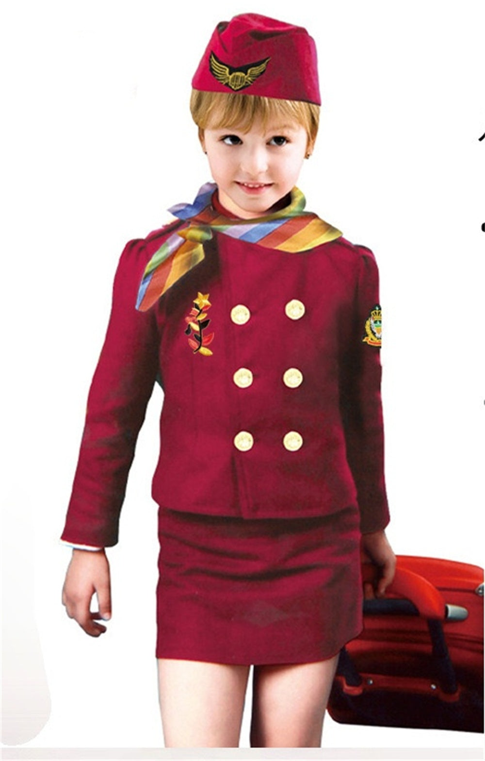 BBY5219 Children&#039;s Performance Clothing - Pirate, Flight Attendant, Doctor, Nurse, Chef, etc. Role-playing Attire