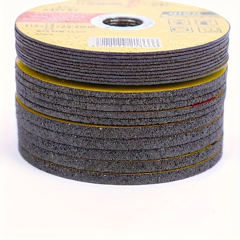 TEMU 4.5-inch 10pcs Metal And Stainless Steel Cutting Wheel - Super , Durable Diamond Grain Size, Ideal For Cutting Metals And Stainless Steel