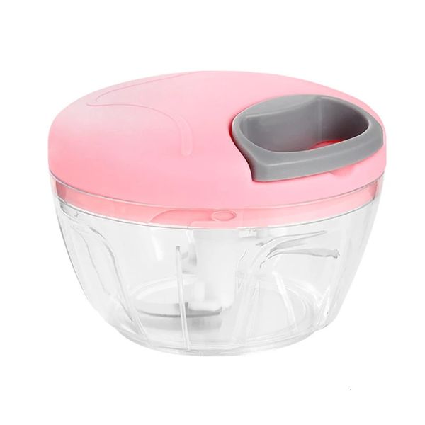 Fruit 500-900ml Manual Meat Mincer Garlic Rotate Mini Food Chopper Crusher Vegetable Onion Cutter Kitchen Cooking Gadget Tools 231207