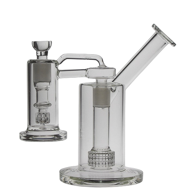 Matrix sidecar bong Hookahs birdcage perc Dab rig With Ash Catcher Vaporizer Joint size14.4mm-18.8mm Saml Glass Vapor PG3012