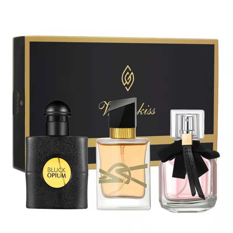 Fragrance Warmkiss Women&#039;s Perfume Gift Box Black Duck Piece Reversal Paris Free Three Set
