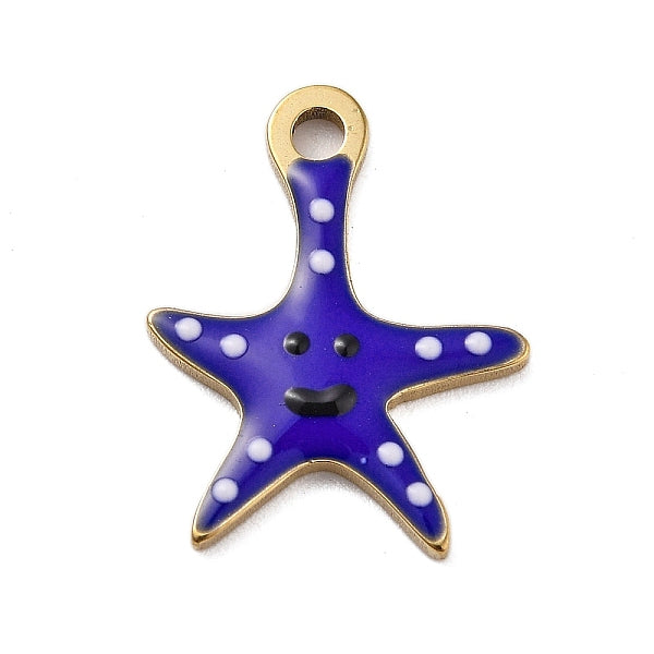 Breloques en acier inoxydable avec placage ionique (IP) 201