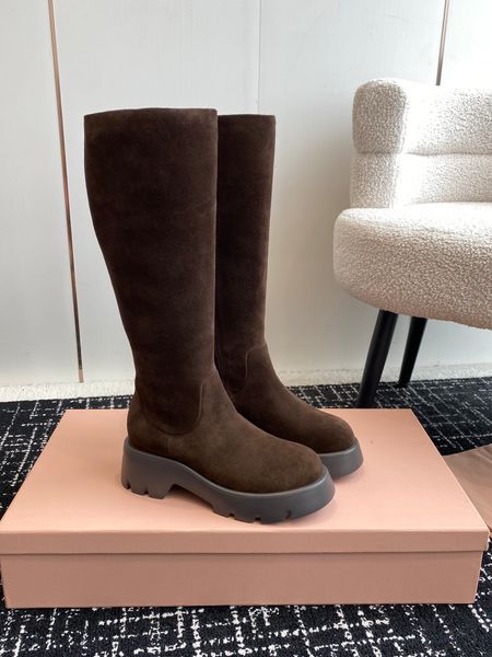 GR Brand Rain Boots Designer Shoes para Mãe Genuine Leather Outdoor Sports Luxury Gift Authentic Packing Mothers Day 0624
