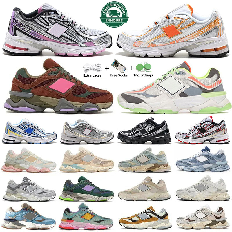 Designer Running Casual Shoes Classic 740 Black White Shadow Grey Ice Blue Marsh Green Sea Salt Plum Sports Sneakers Outdoor Shoe