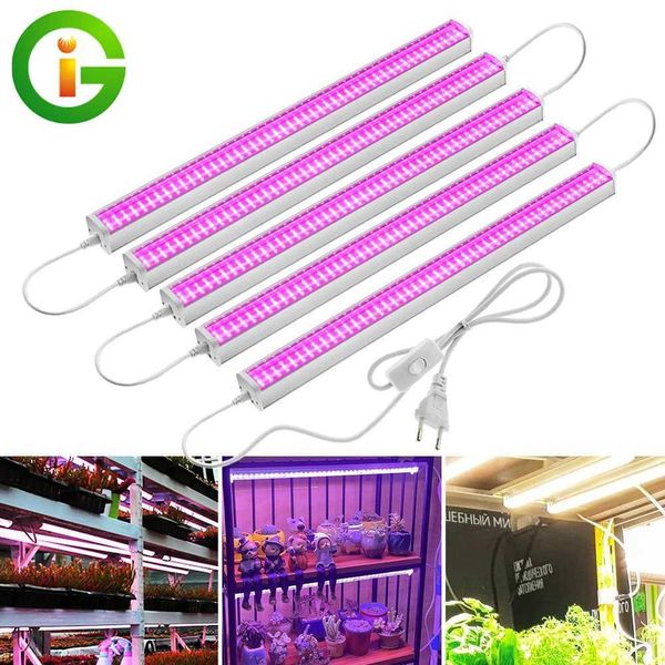 Other Garden Supplies AC100-265V Full Spectrum LED Grow Light Sunshine-4000K-780NM Plant Growing Lamp Bars For Indoor Plants Seedling Hydrop