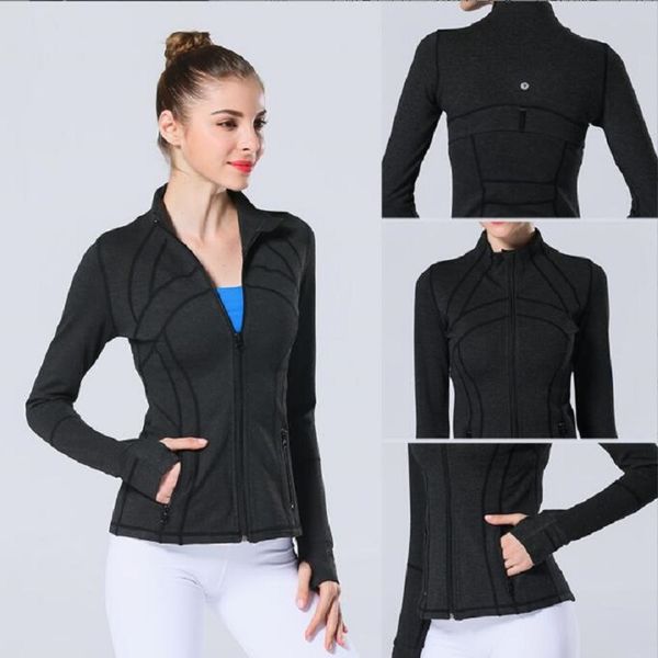 Align Women Yoga Jacket Define Workout Sport Coat Fitness Jacket Sports Quick Dry Activewear Top Solid Zip Up Sweatshirt Sportwear 2023 Hot