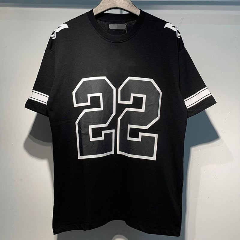 5A mens t shirt designer t shirts graphic tee clothing clothes hipster fabric Street womens graffiti Lettering foil print Vintage coloeful Loose fit