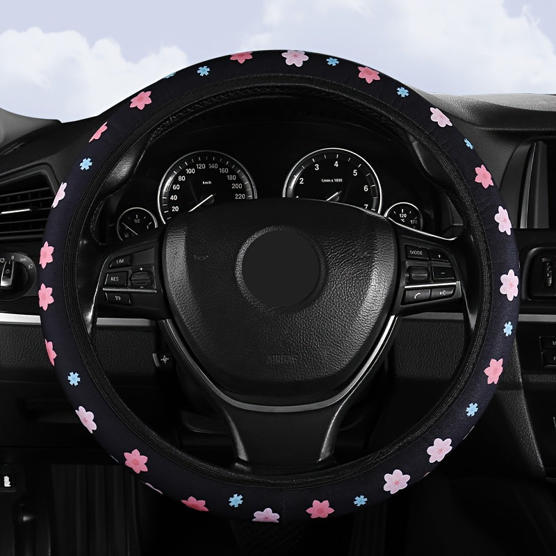 TEMU No Breathable Material Non-slip Universal Car Steering Wheel Cover