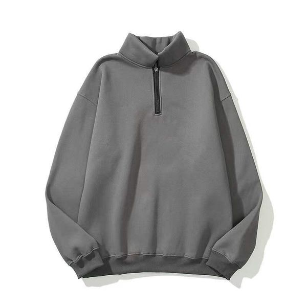 Hoodies Sweatshirts Designer Mens Pullover Half Zip Up Tech Fleece Cotton Oversized Jumper Stand Collar 3D Rubber Sign Winter Autumn For Cou