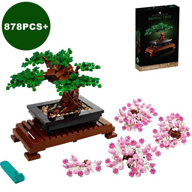 Creative Fit 10281 Bonsai Tree Flower Bouquet Building Blocks Model Diy Decor Immortal Plant Potted Bricks Toys for Kids Gifts Z250213