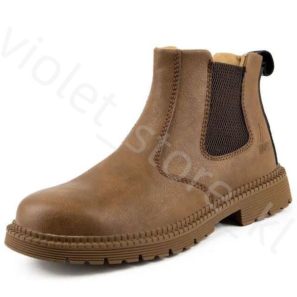 Waterproof Work & Safety Boots Men Leather Boots Indestructible Male Work Shoes Men Winter Boots Safety Shoes Men Steel Toe Shoe 980