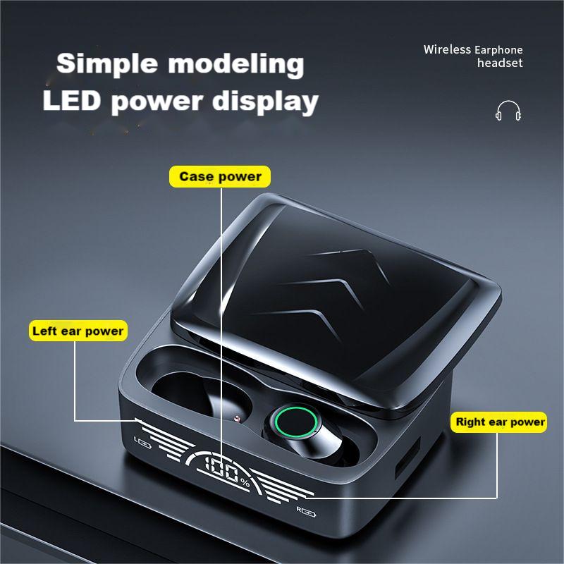 TWS Bluetooth headphone Wireless earphone Fingerprint control BQ30 In-ear Built-in Microphone Wireless Earphone LED display high Quality Headphone S