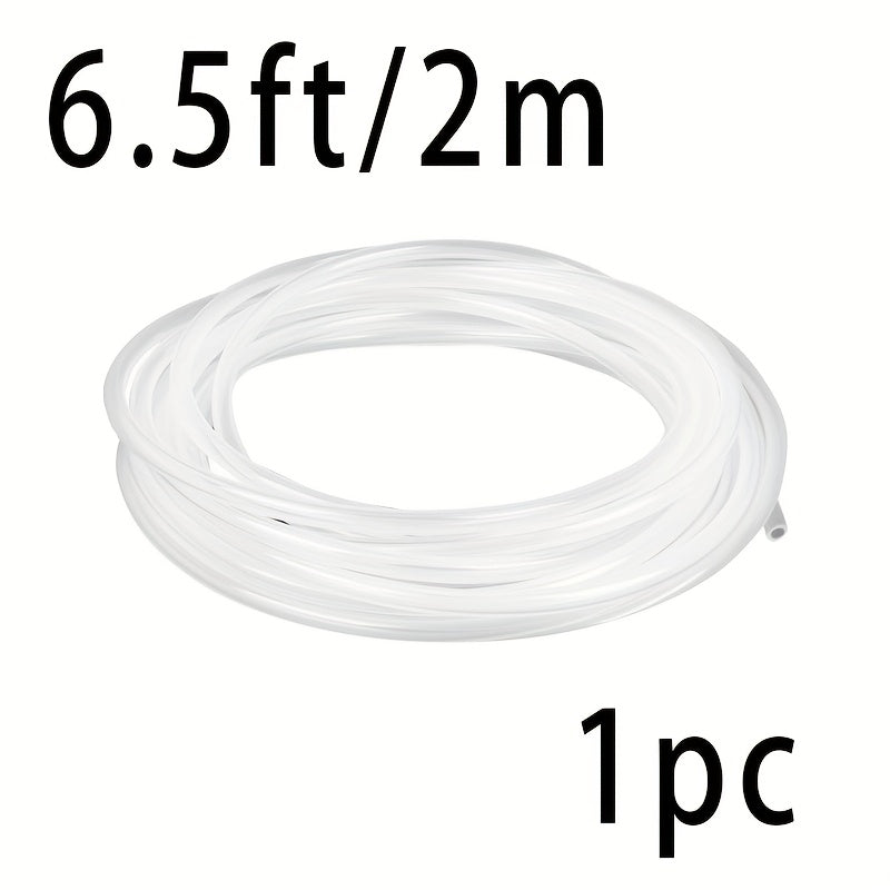 TEMU 6.5ft Aquarium Soft Tubing For Oxygen Delivery – Flexible Pvc Air Hose, 4mm Inner Diameter, Elastic & For Fish Tanks, Aquarium Accessories |