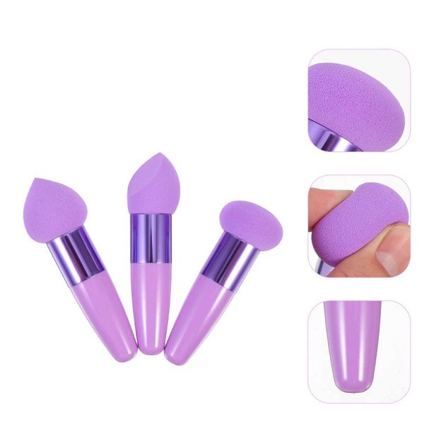 3 heart-shaped facial cleansing sponges for basic application supplies powders puffs portable beauty pens travel M240826