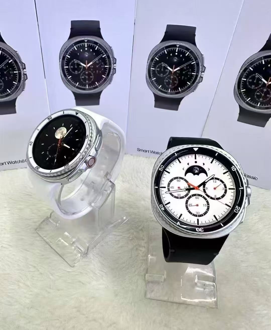 JS Galaxy Watch 8 Classic GPS Compass Smart Watch Outdoor Sports Man AMOLED BT Call IP68 Galaxy 7 Upgraded Smartwatch