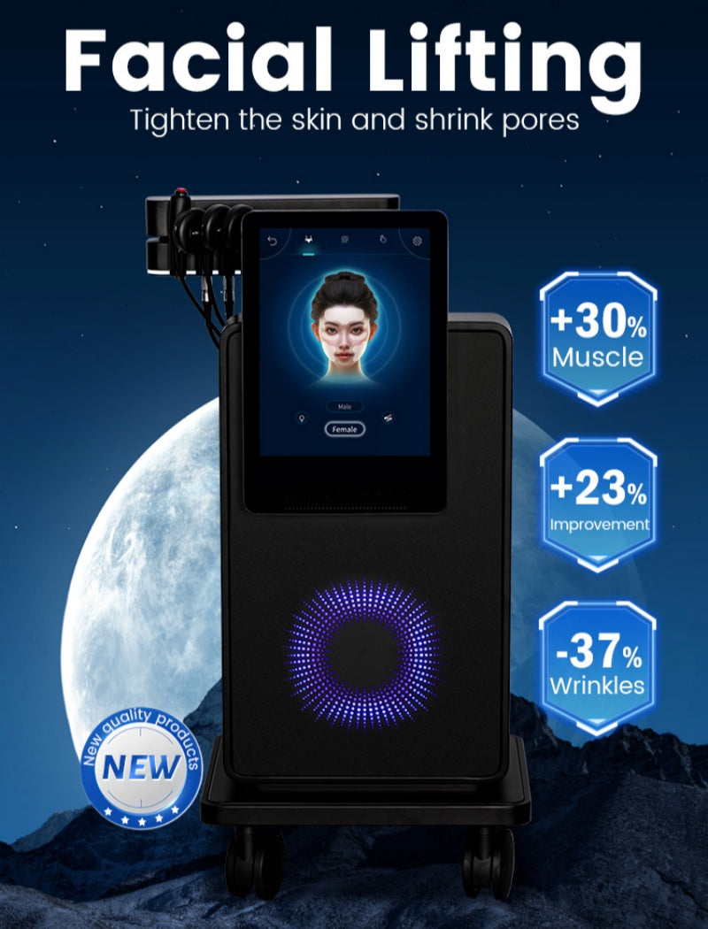 Latest Professional EMS Skin Care Face Lift Wrinkle Removal RF Lifting Skin Tightening Machine