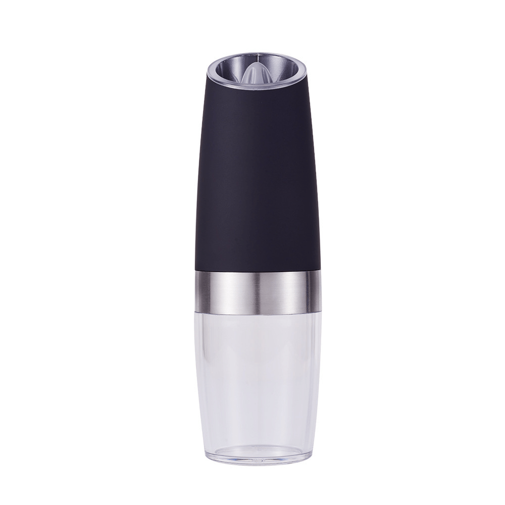 TEMU Automatic Salt And Pepper Grinder, Adjustable , Battery Operated, With Blue Led Light, Stainless Steel , One-handed Operation, Send Cleaning