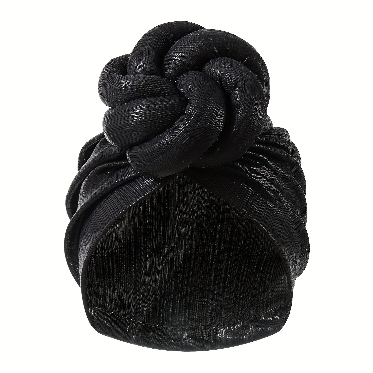 TEMU Elegant Pre-tied African Style Braided Turban Headwraps Colorful African Hats Wrap Caps Bonnet Elastic Head Wraps For S