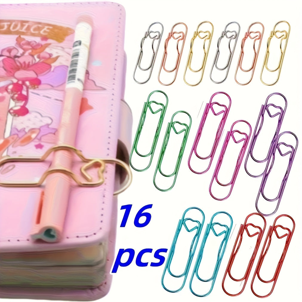 TEMU 16pcs Pen Holder, Notebook And Diary Accessories With Pen Holder, Pen Holder And Hanging Functions For Office And School Supplies Organization