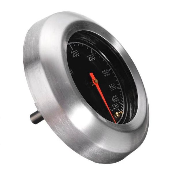 Grill Thermometer Gauge Stainless Steel BBQ Grill Thermometer Barbecue Pit Smoker Grill Meat Temperature Gauge Kitchen Tools