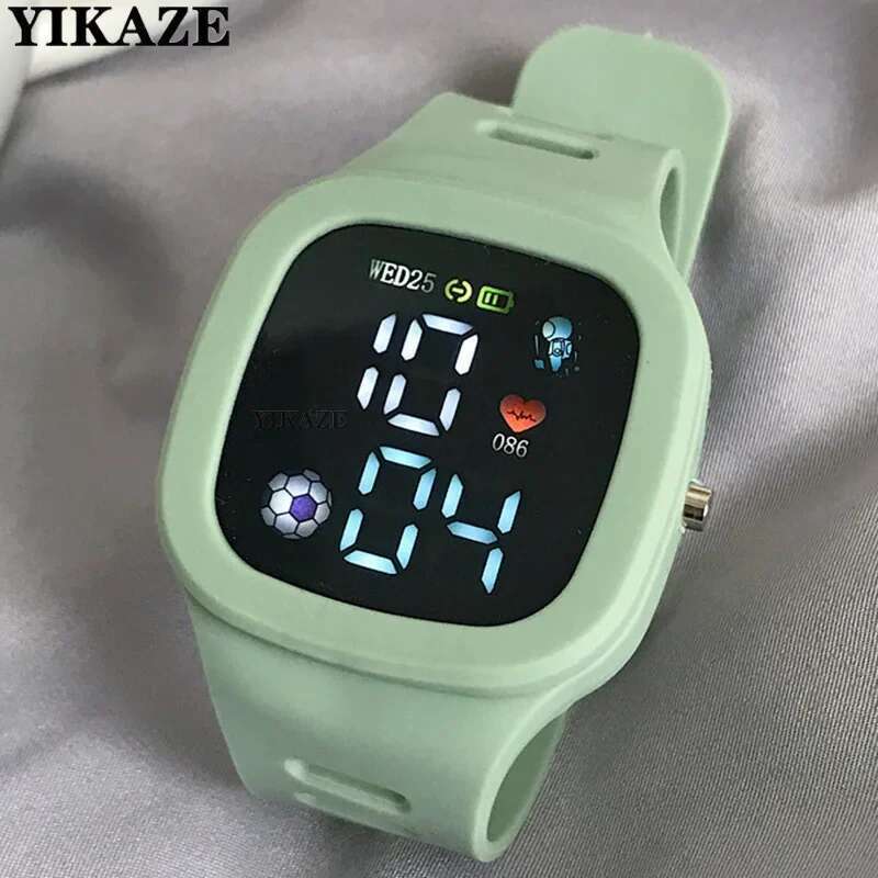 Fashion For Women And Men Electronic LED Digital Casual Big Dial Silicone Female Watch Sports Clock