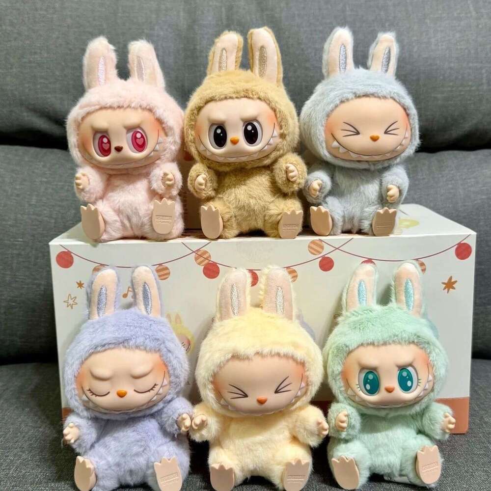 LABUBU Second Generation High-Quality aron Series Vinyl Face Bubble Mart Plush Doll