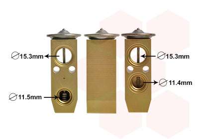 Expansion Valve, air conditioning VAN WEZEL 33001371