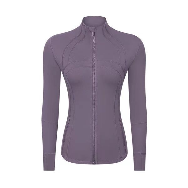 Designer Clothes Women Yoga Tops Render Sports Suit Stand Collar Jacket Long Sleeved Zipper Fitness Jacket Slim Fit Jacket Sun Protection