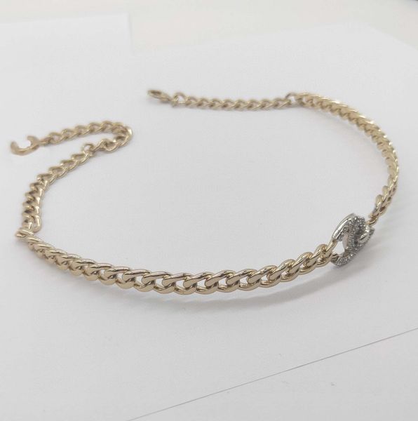 2023 Luxury quality charm opened bangle Pendant necklace choker with diamond in two colors plated have box stamp PS7443B