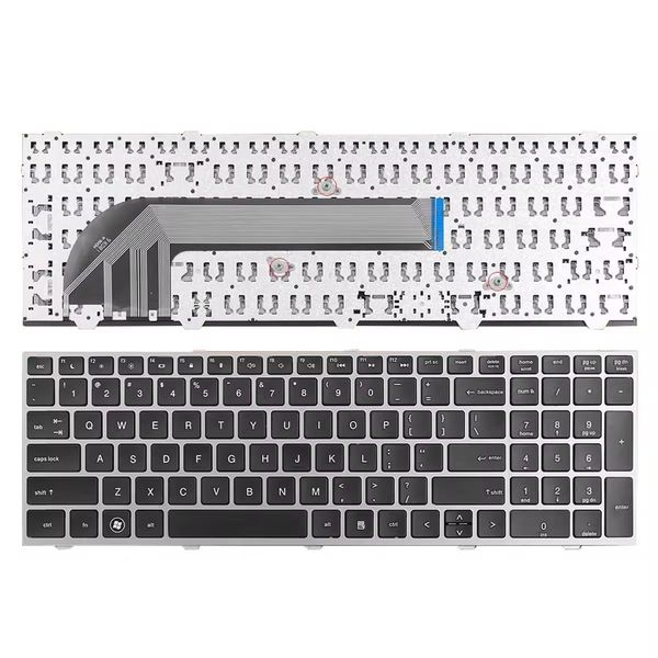New Laptop Keyboard with Frame for HP ProBook 4540s 4540 4545s Series Compatible with Part Number 702237-001 683491-001 701485-0