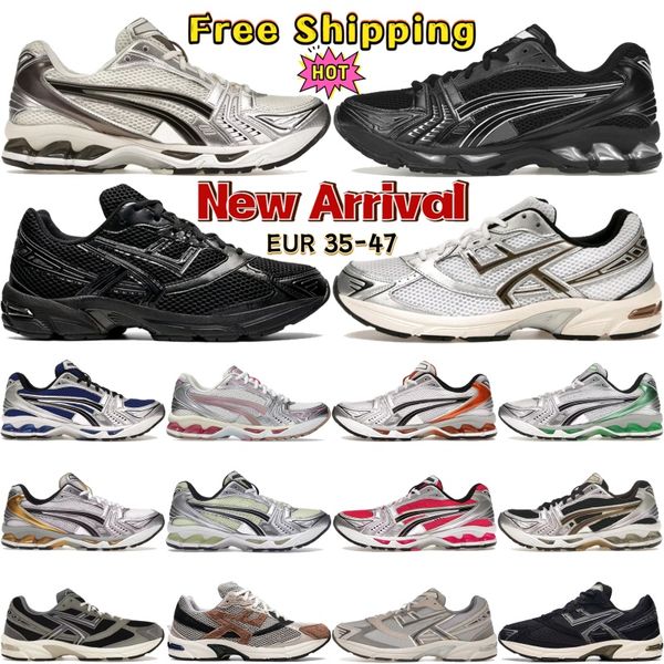 Free shipping Japan K14 running shoes Cream Black Metallic Plum Birch Dark Pewter White Clay Canyon mens low designer K14 sneakers women 113