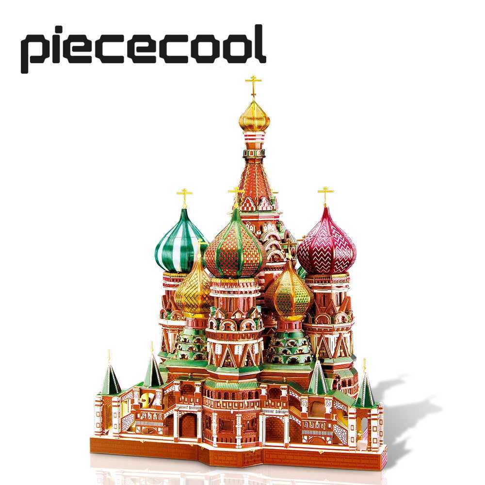 brand 3D metal puzzle model building kit Saint Basils Cathedral puzzle toy adult Christmas gift X241122