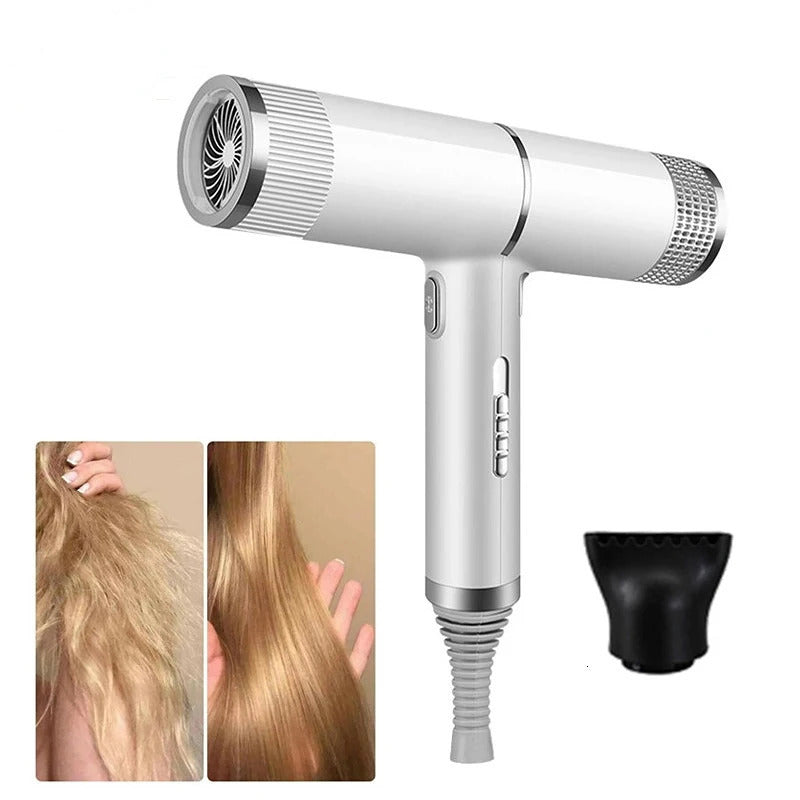 Hair Dryer Fast Drying Professional Hair Dryer Negative Ion Premium Hair Dryer Cold And Warm Air Multifunction Style Tool 240528