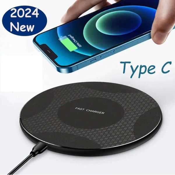 200W wireless charger C-type desktop ultra-thin mobile phone fast charging dock suitable for iPhone 15 14 13 12 X Y241118
