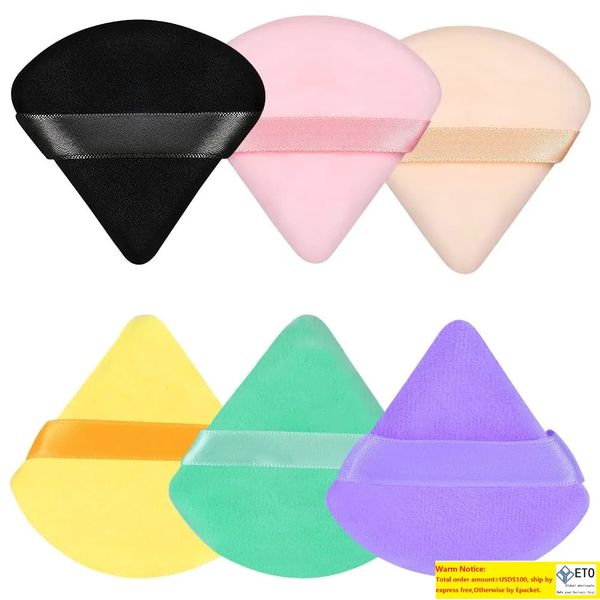 9 Colors Sponges Powder Puff Soft Face Triangle Makeup Puffs For Loose Powder Body Cosmetic Foundation Mineral Beauty Blender