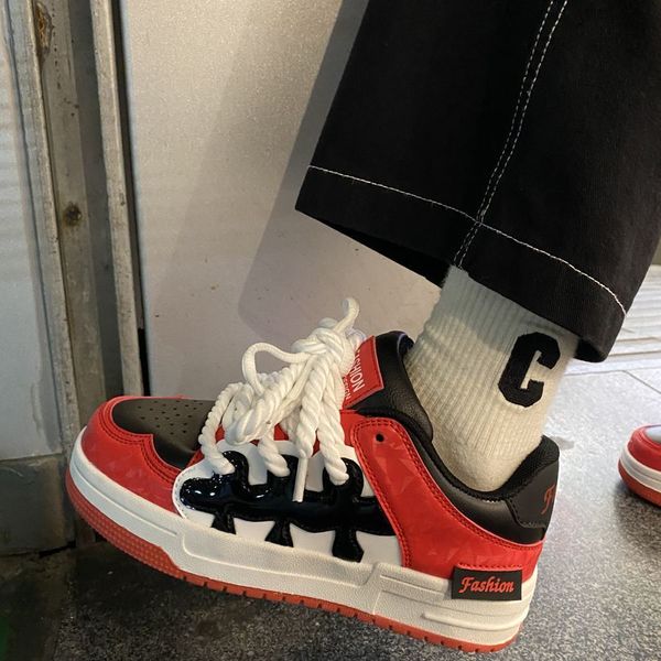Celebridade da Internet Super Popular Casual Sports Shoes Men if2024 Novos sapatos de casal High Street estilo moda Sapatos casuais originai