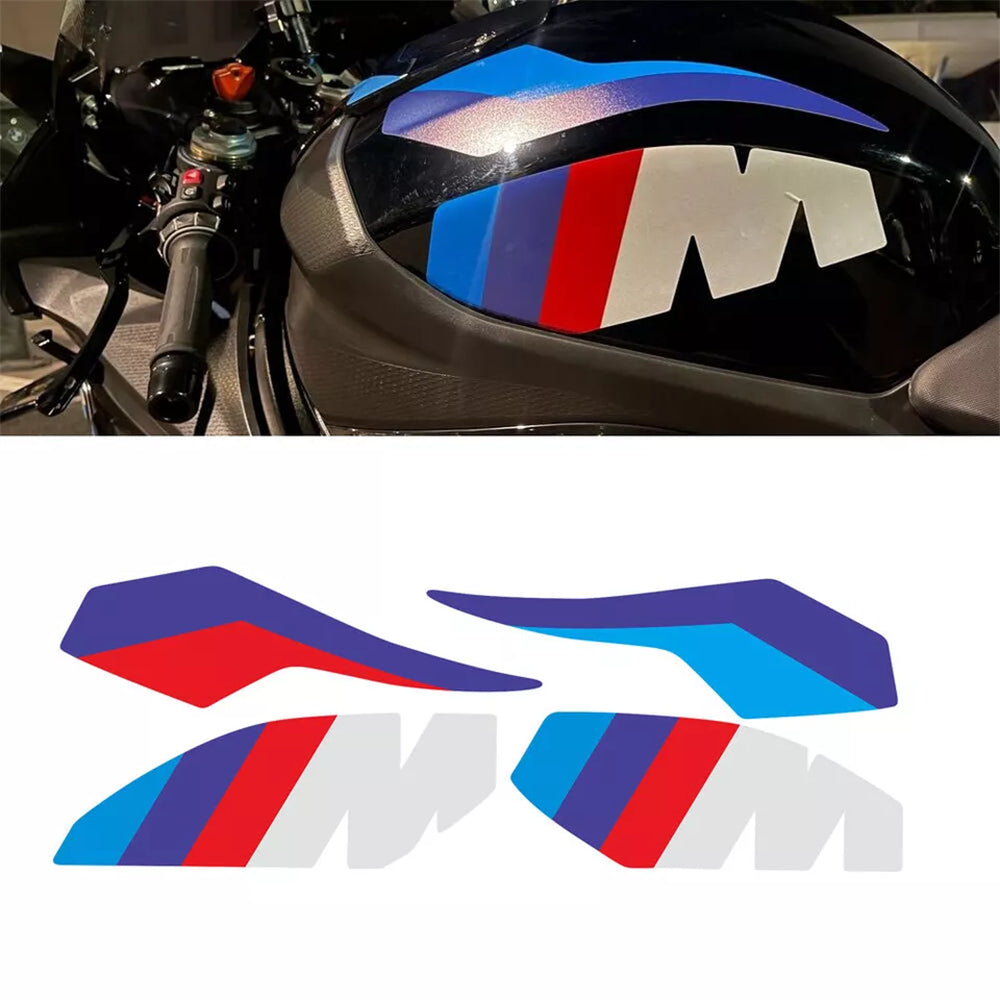 4 Pack Tank Pad Stickers Decals Stickers Motorsport Tank Protector for B&M&W S1000R S1000RR M1000RR