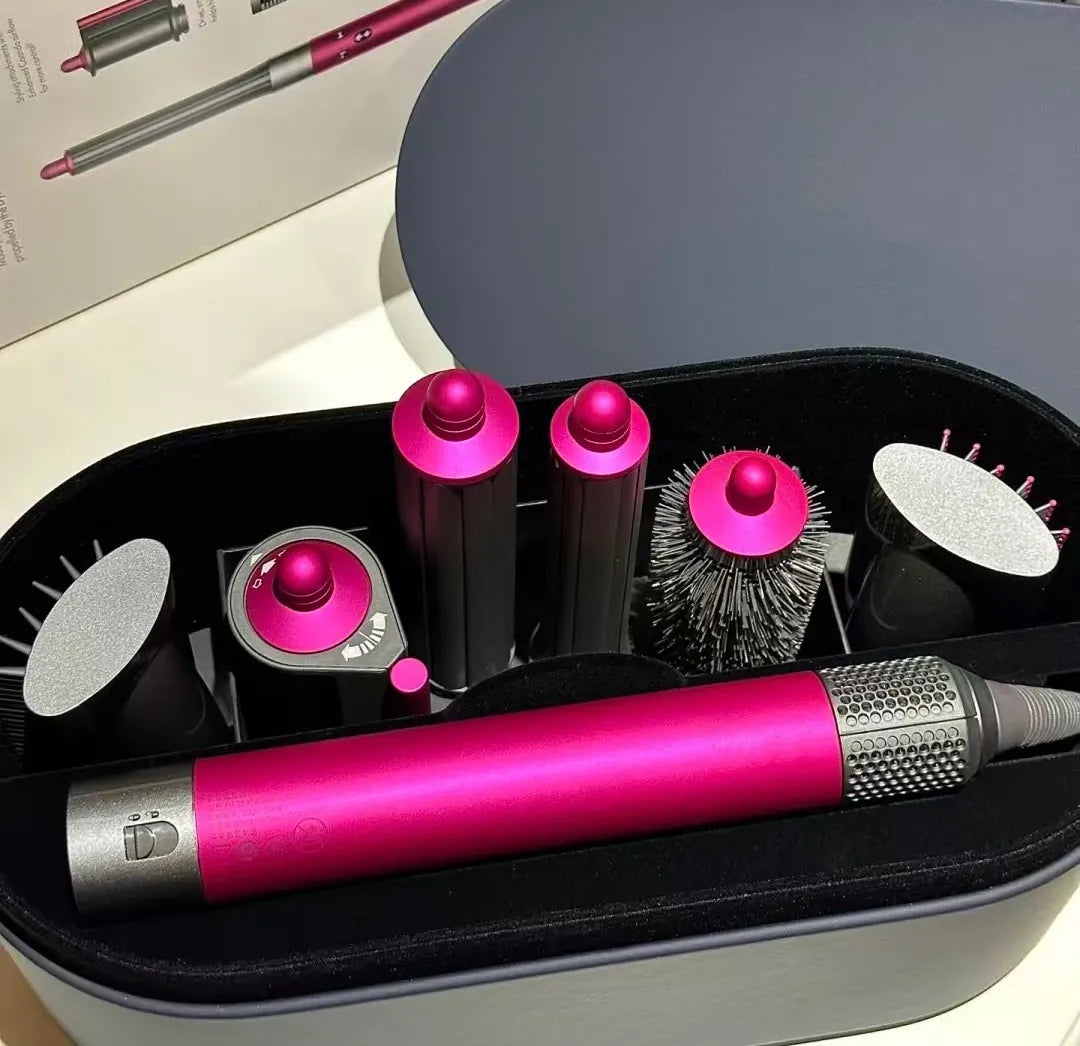 hS05+hS08 Negative ion 7-in-1 curling iron multifunctional styling tool hair dryer constant temperature hair care Salon Results at Home