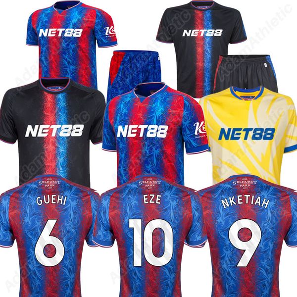 EZE CPFC jerseys 2024 2025 GUEHI KAMADA football shirts 24 25 DOUCOURE SARR soccer jersey kids kit