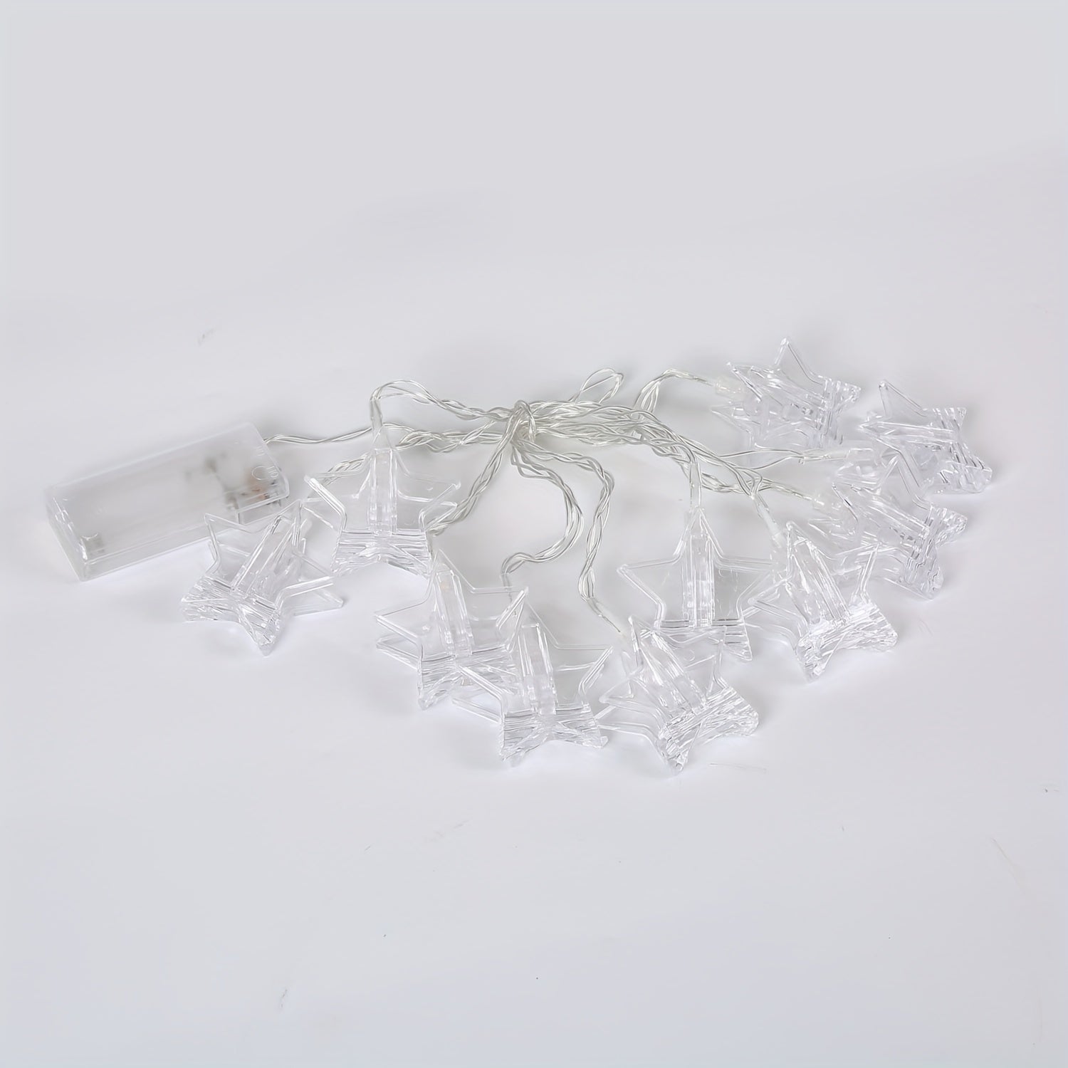 TEMU Clip String Lights, 39.4 Inch (. 1 Meter) Led Photo Wall Decoration Lights With 10 Clips, Battery Powered Star Fairy Lights For Dormitory