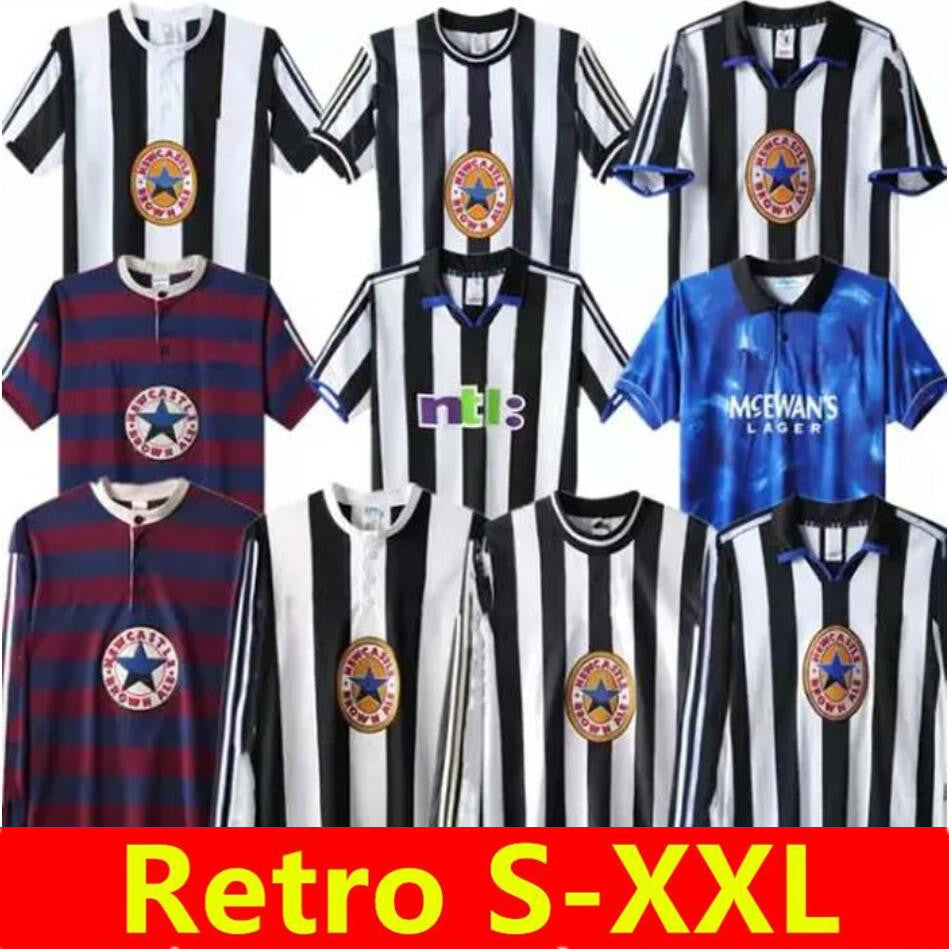 SHEARER Retro SOCCER jerseys 94 95 96 97 98 99 00 01 04 05 06 HAMANN SHEARER PINAS BARNES 1984 95 1997 OWEN classic FOOTBALL SHIRTS COLE NewcastleS
