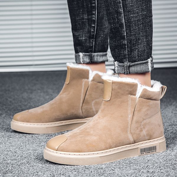 High quality Winter new snow for men and women Martin boots, cotton shoes, Korean version trend, Northeast plush warm men&#039;s boots