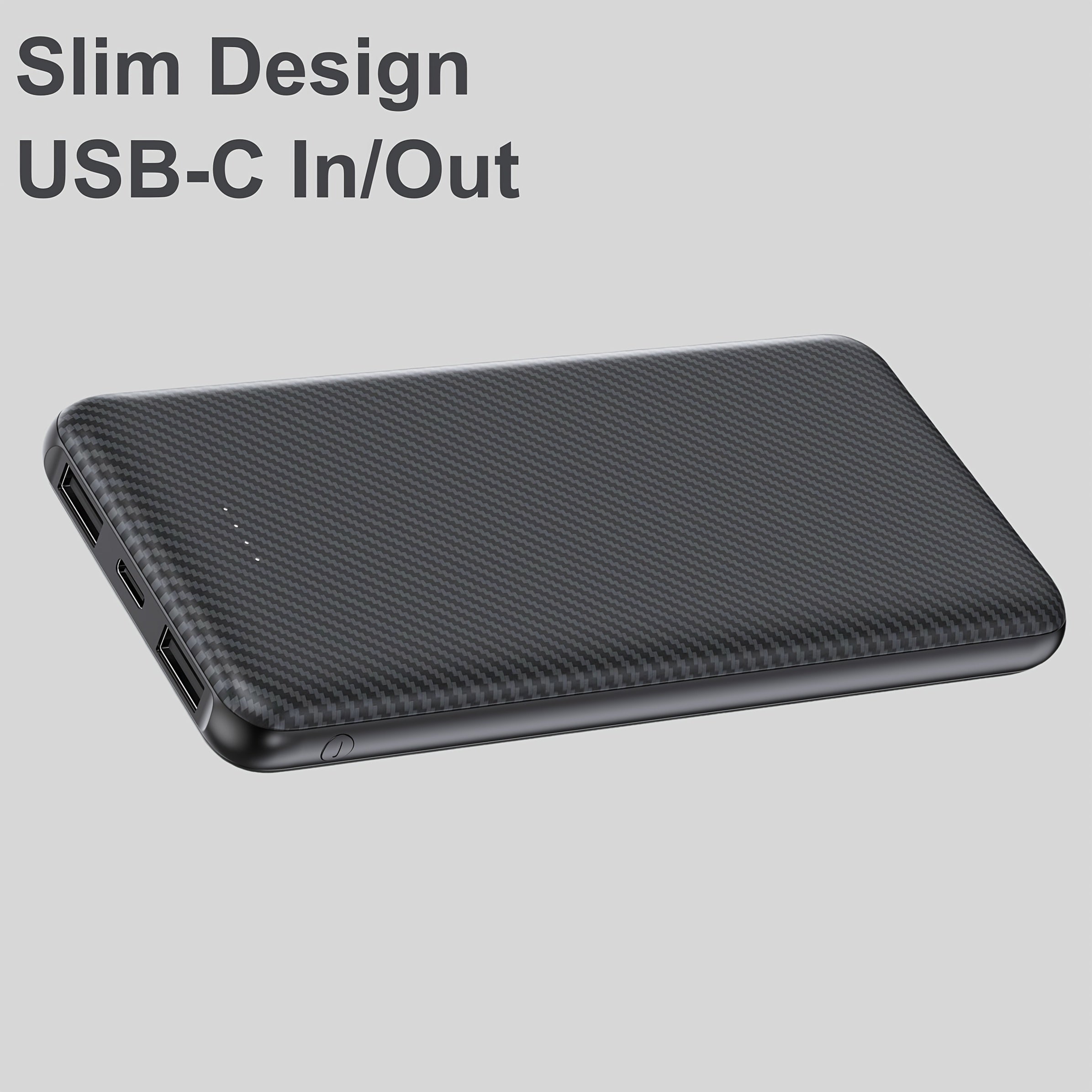 TEMU Battery Pack For Heated Vest, 10000mah 5v 3a Power Bank Portable Charger For Heated Jackets Vests, Smartphone, Tablets, Usb Devices., Etc.